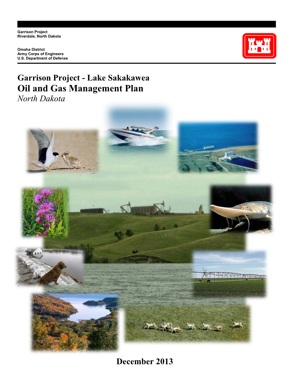 Lake Sakakawea Oil and Gas Management Plan North Dakota