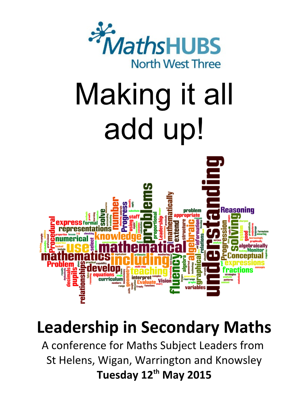 A Conference for Maths Subject Leaders From