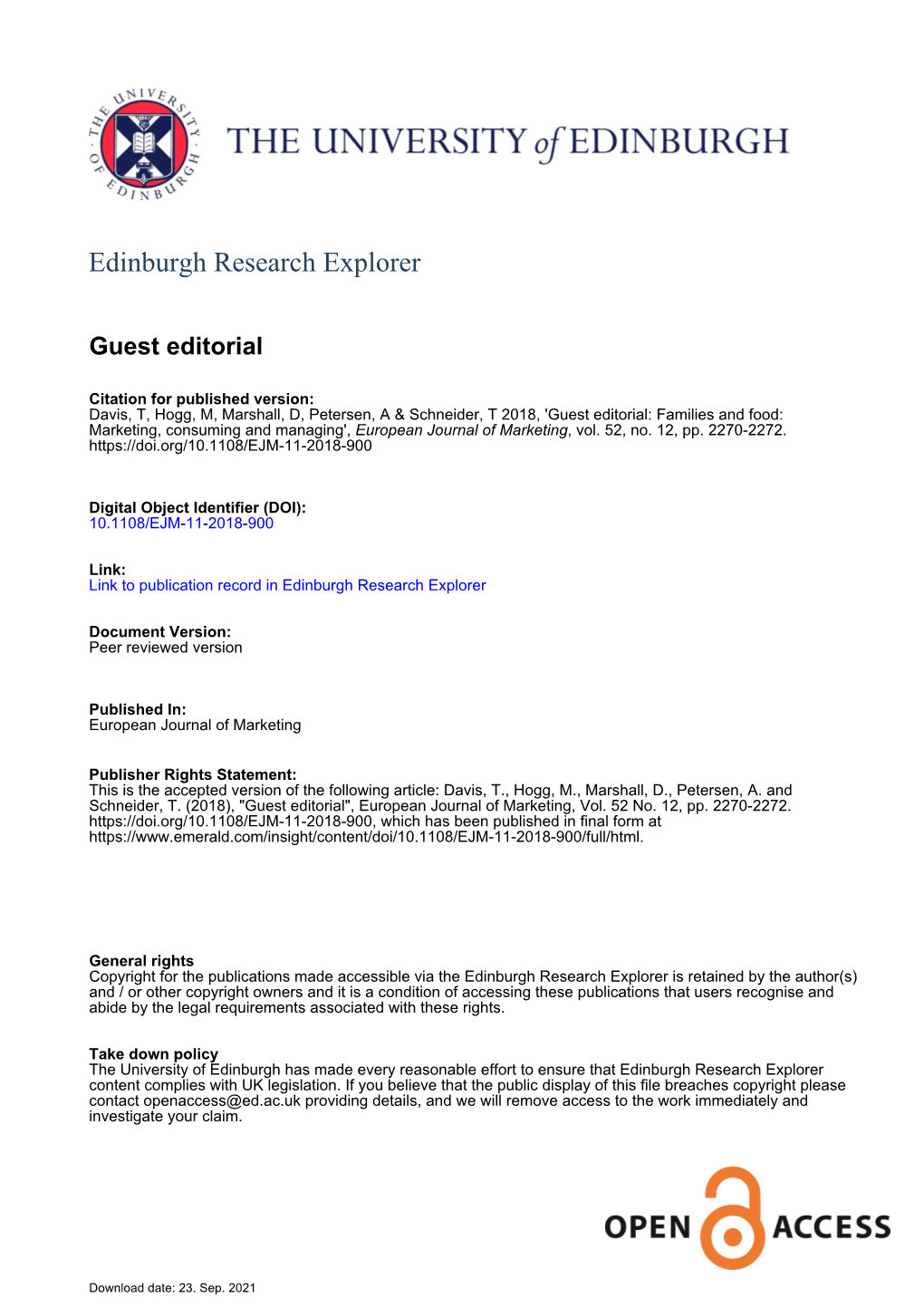 Edinburgh Research Explorer