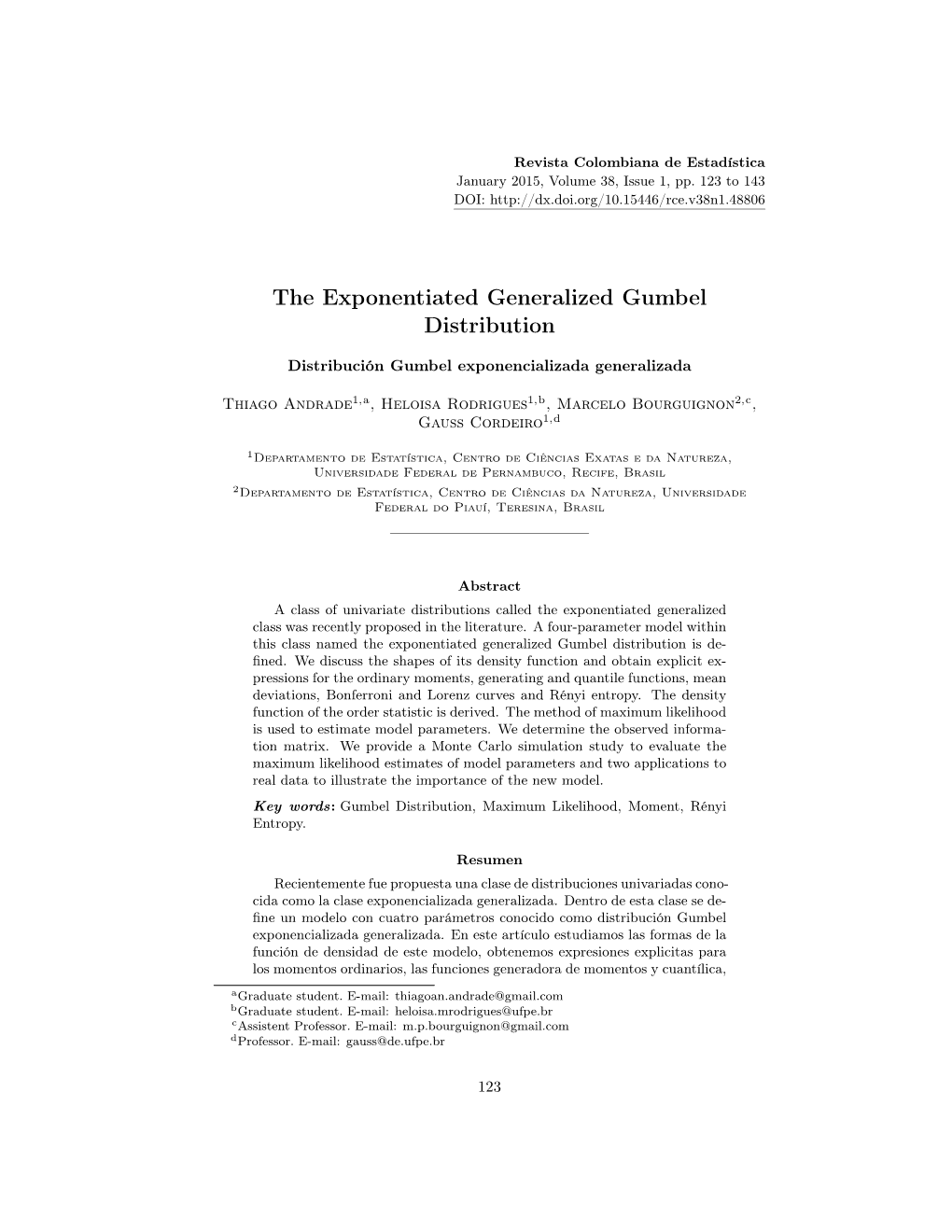 The Exponentiated Generalized Gumbel Distribution