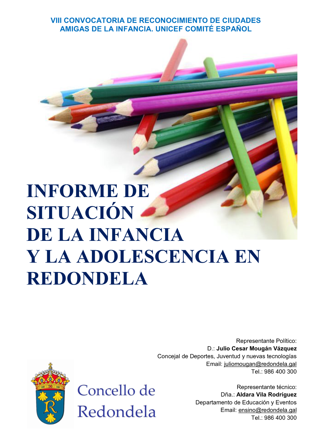 Informe De Situación De La Infancia Y La Adolescencia En Redondela