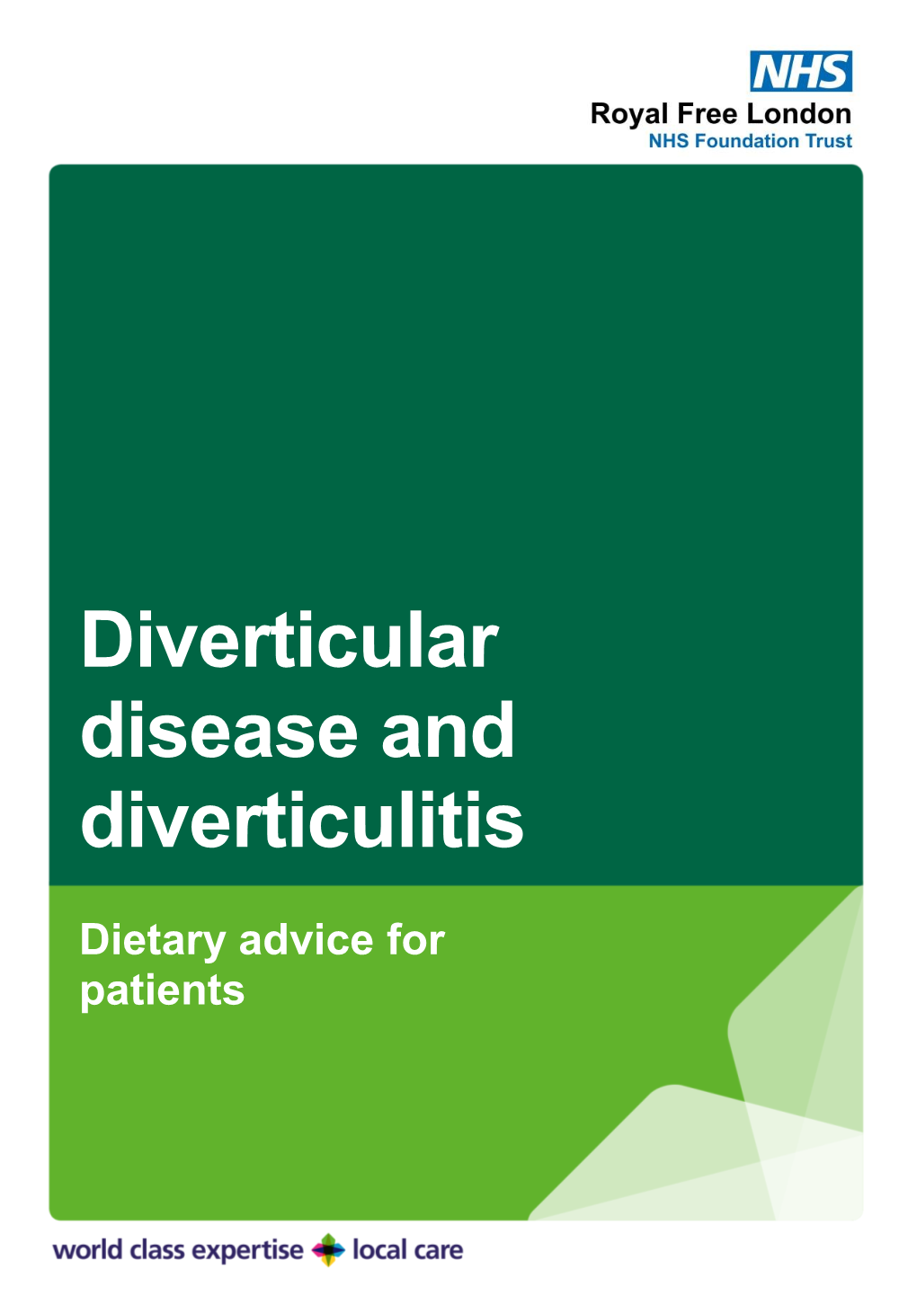 Diverticular Disease and Diverticulitis