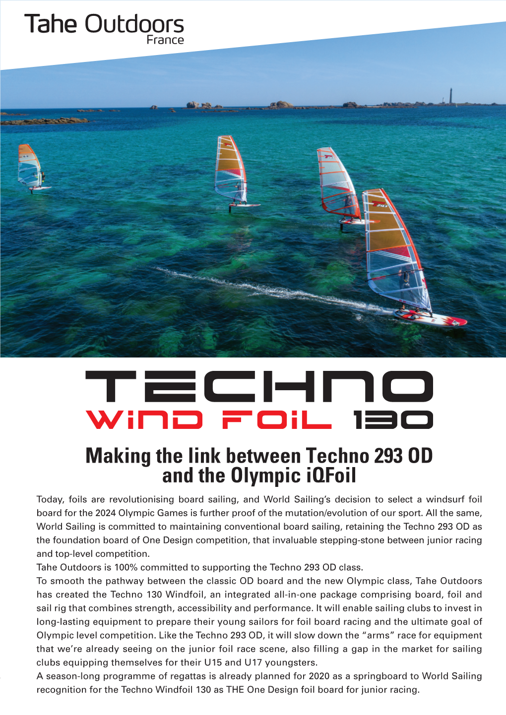 Making the Link Between Techno 293 OD and the Olympic Iqfoil