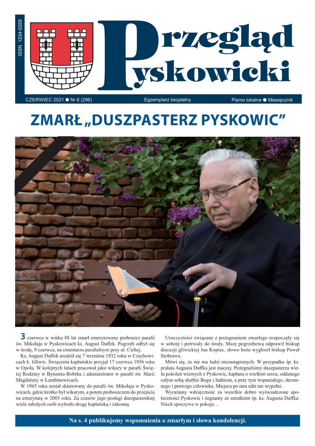 Zmarł „Duszpasterz Pyskowic”