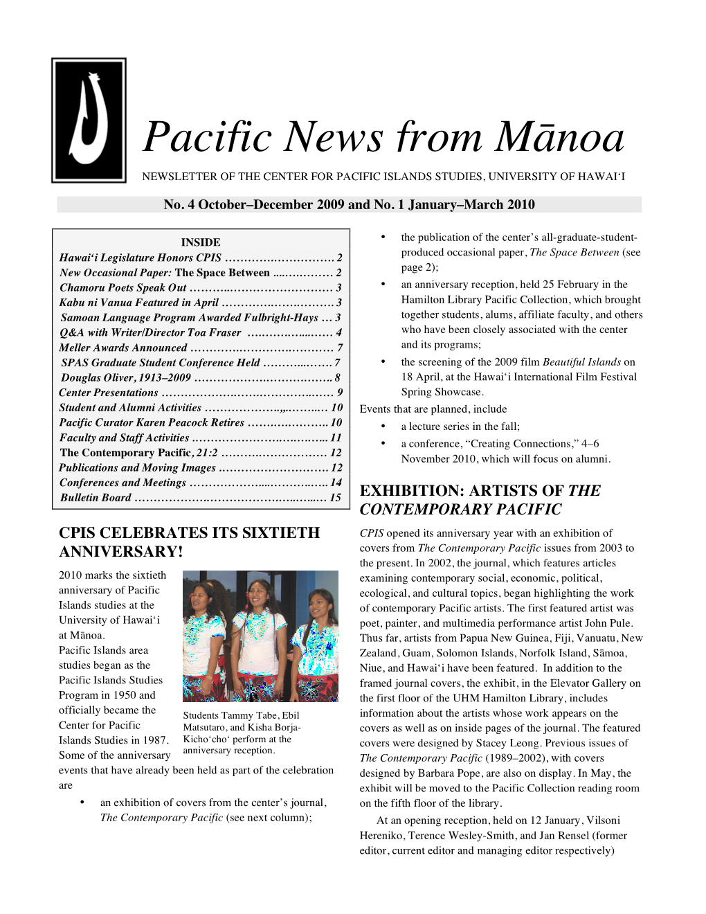 Pacific News from Ma¯Noa