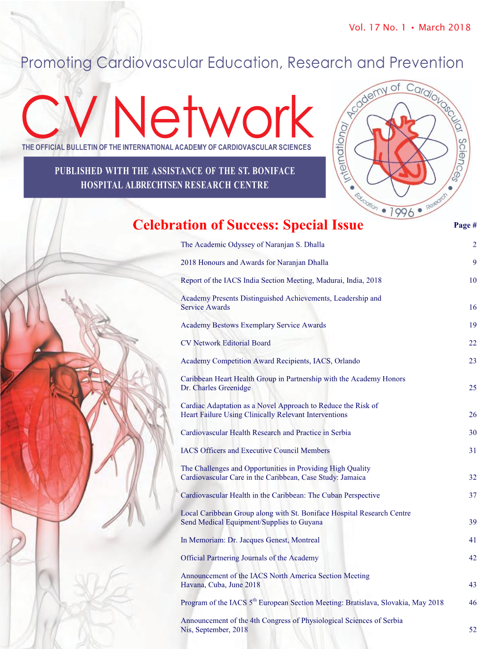 Celebration of Success: Special Issue Page
