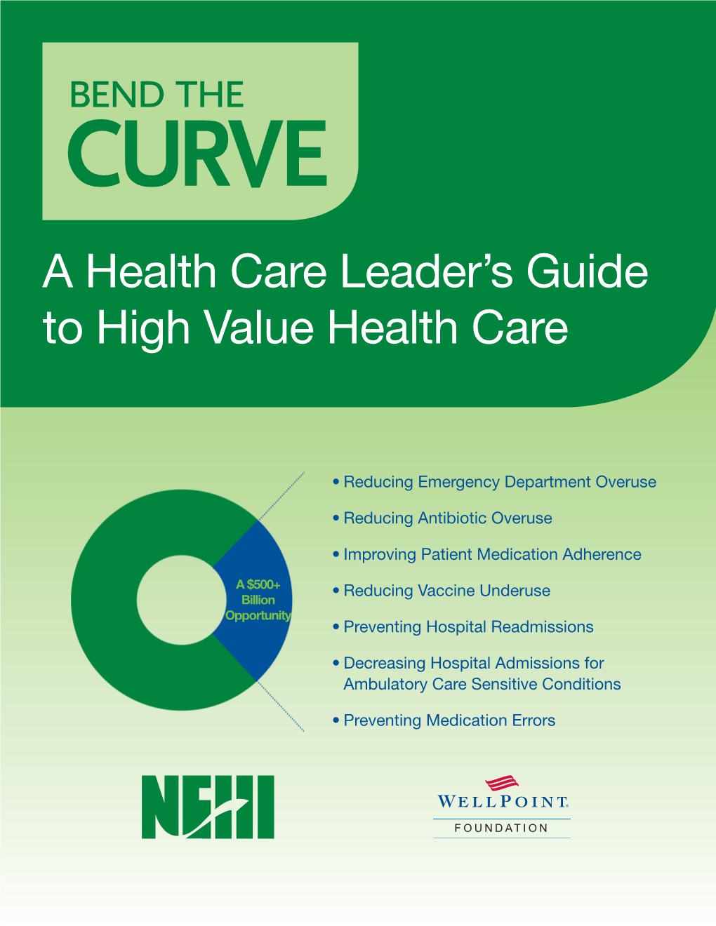 A Health Care Leader's Guide to High Value Health Care