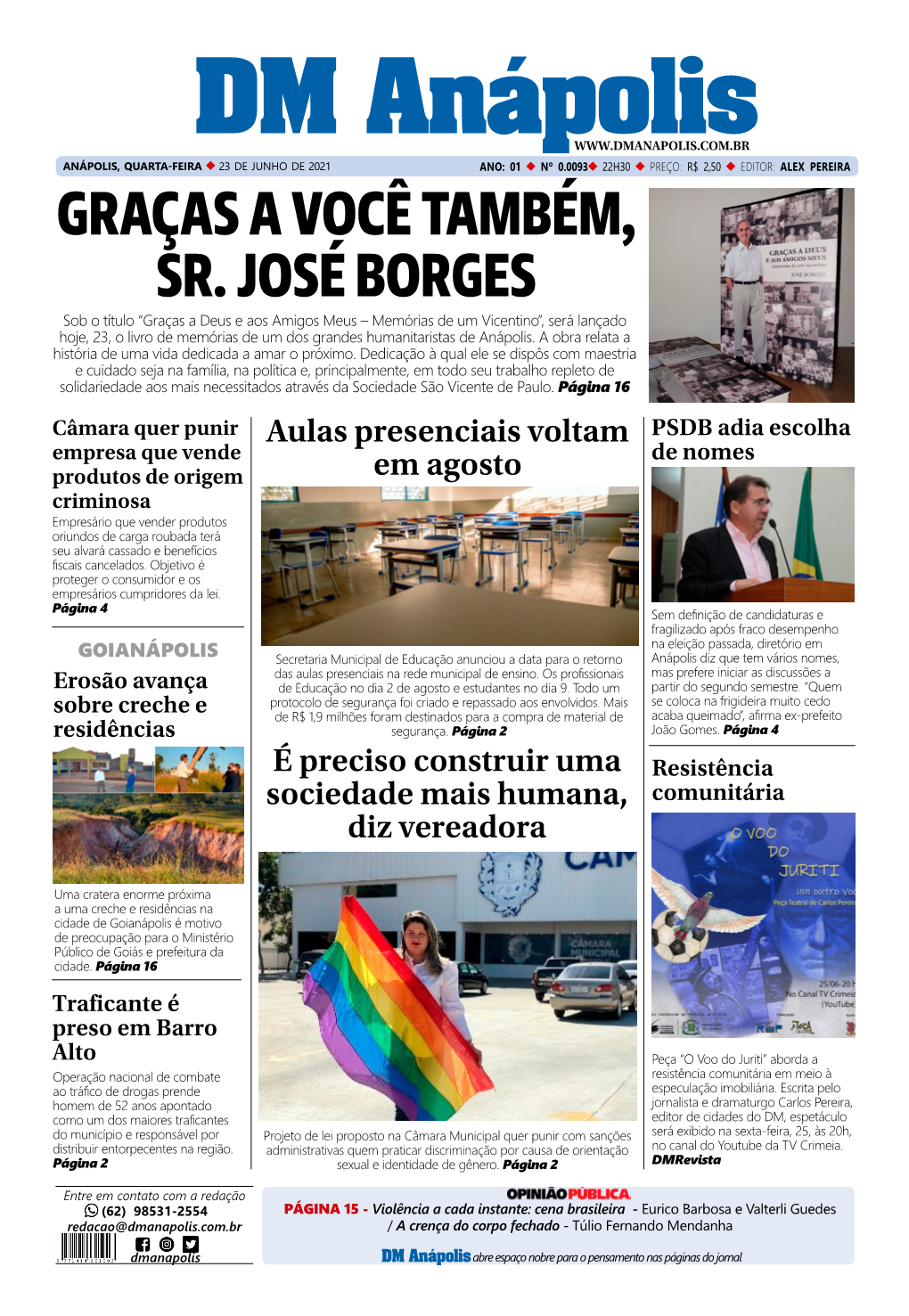 Graças a Você Também, Sr. José Borges