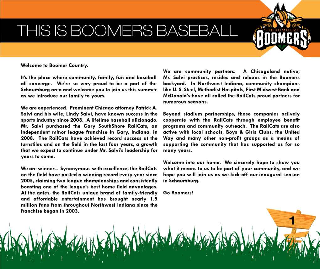 Welcome to Boomer Country. It's the Place Where Community, Family, Fun