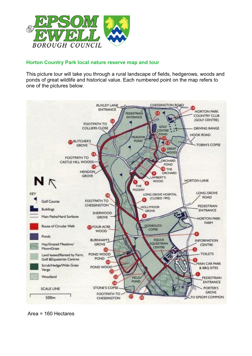 Horton Country Park Local Nature Reserve Map and Tour This Picture