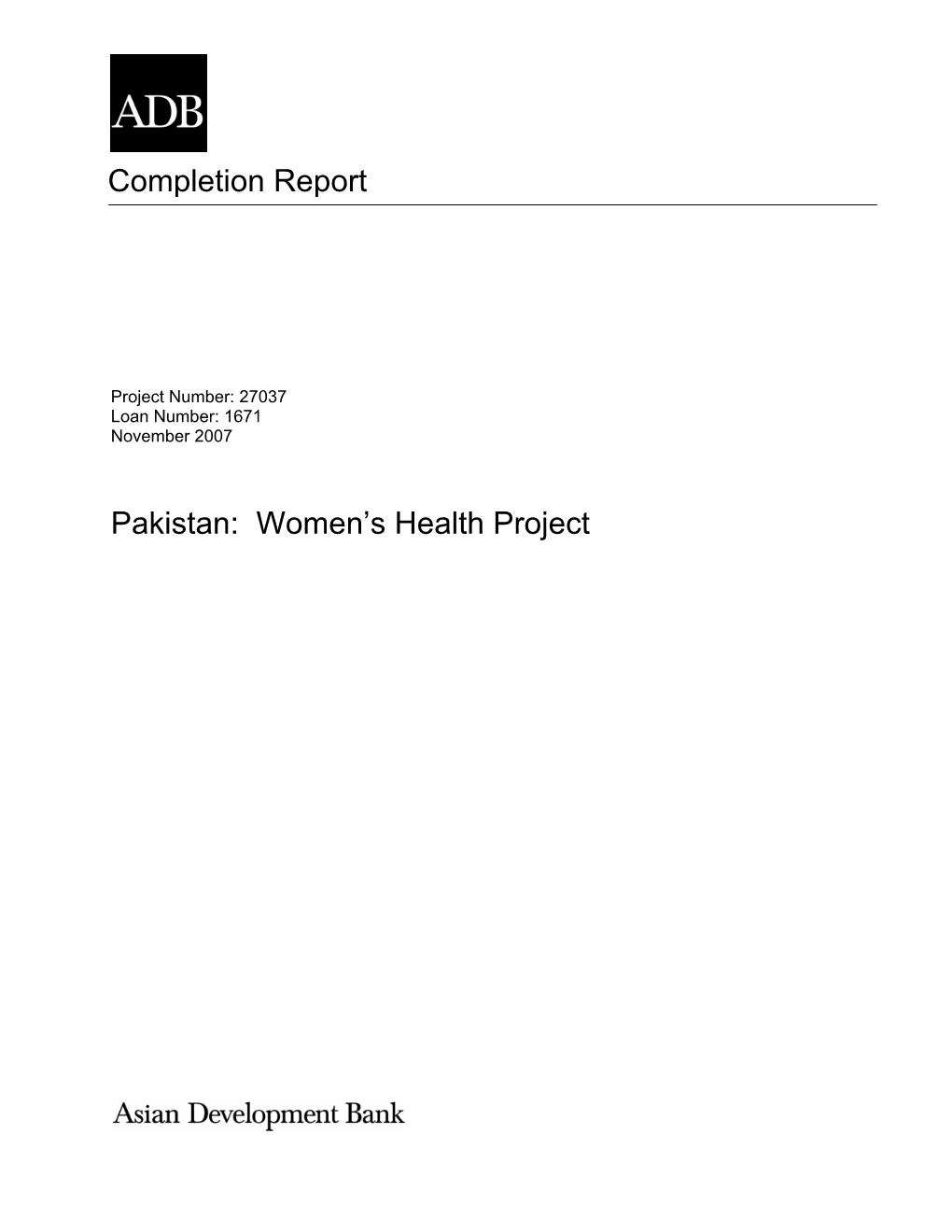 Women's Health Project