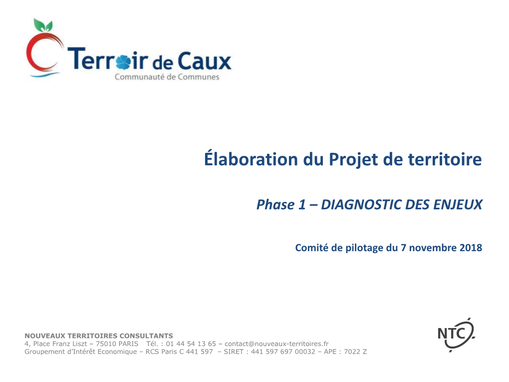 Phase 1 – DIAGNOSTIC DES ENJEUX