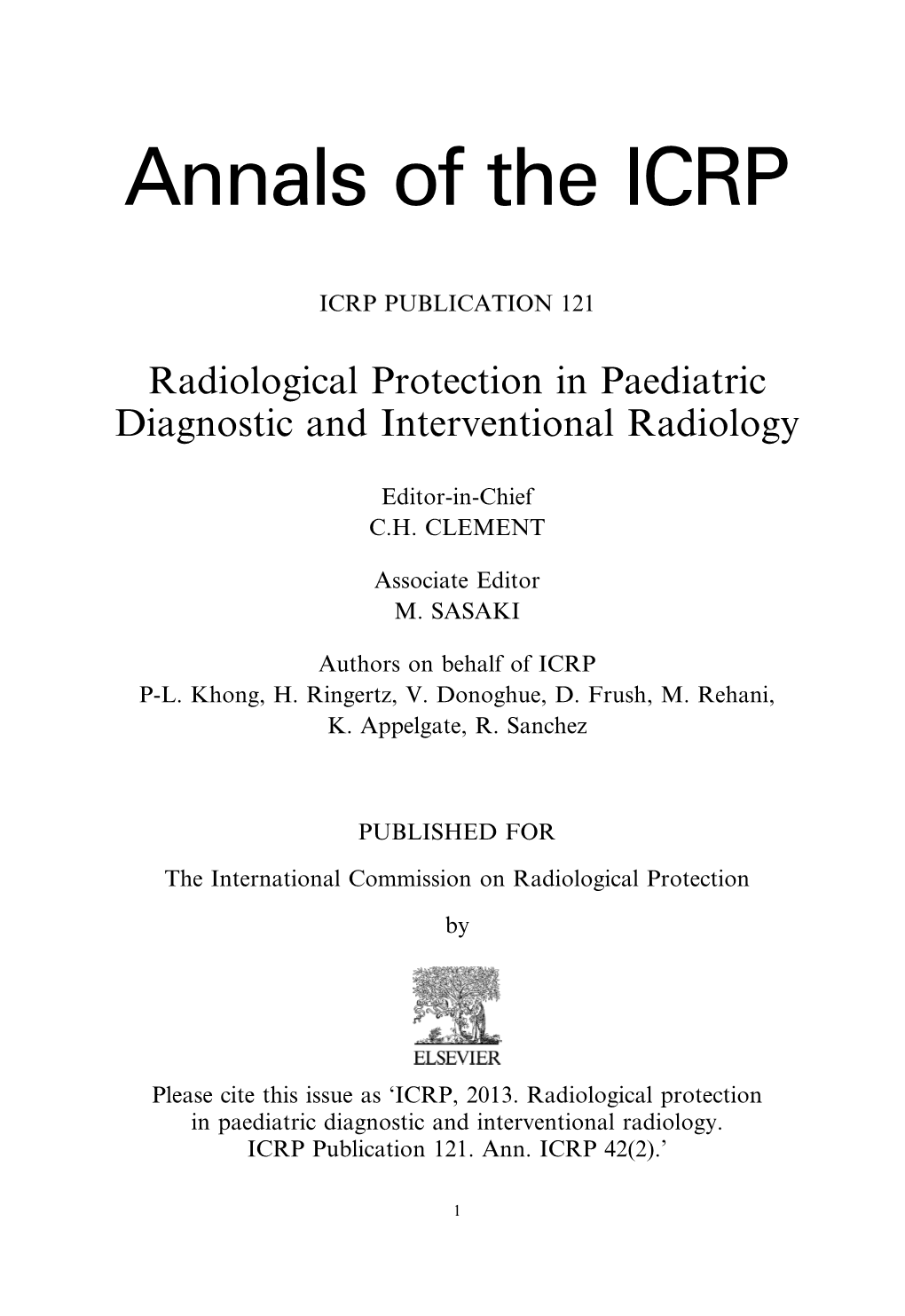 Icrp Publication 121