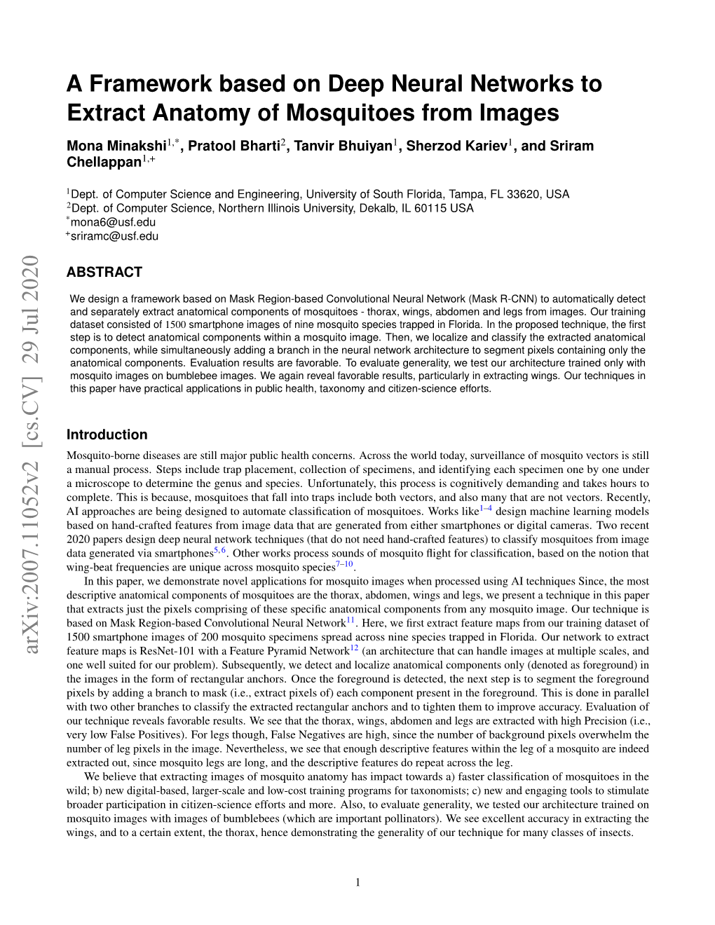 Arxiv:2007.11052V2 [Cs.CV] 29 Jul 2020