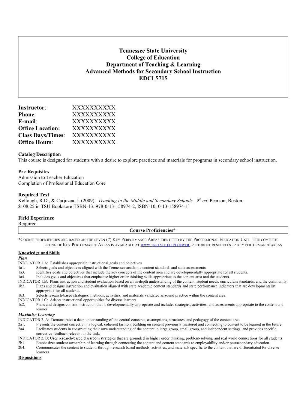 Edci 5715 Secondary Methods