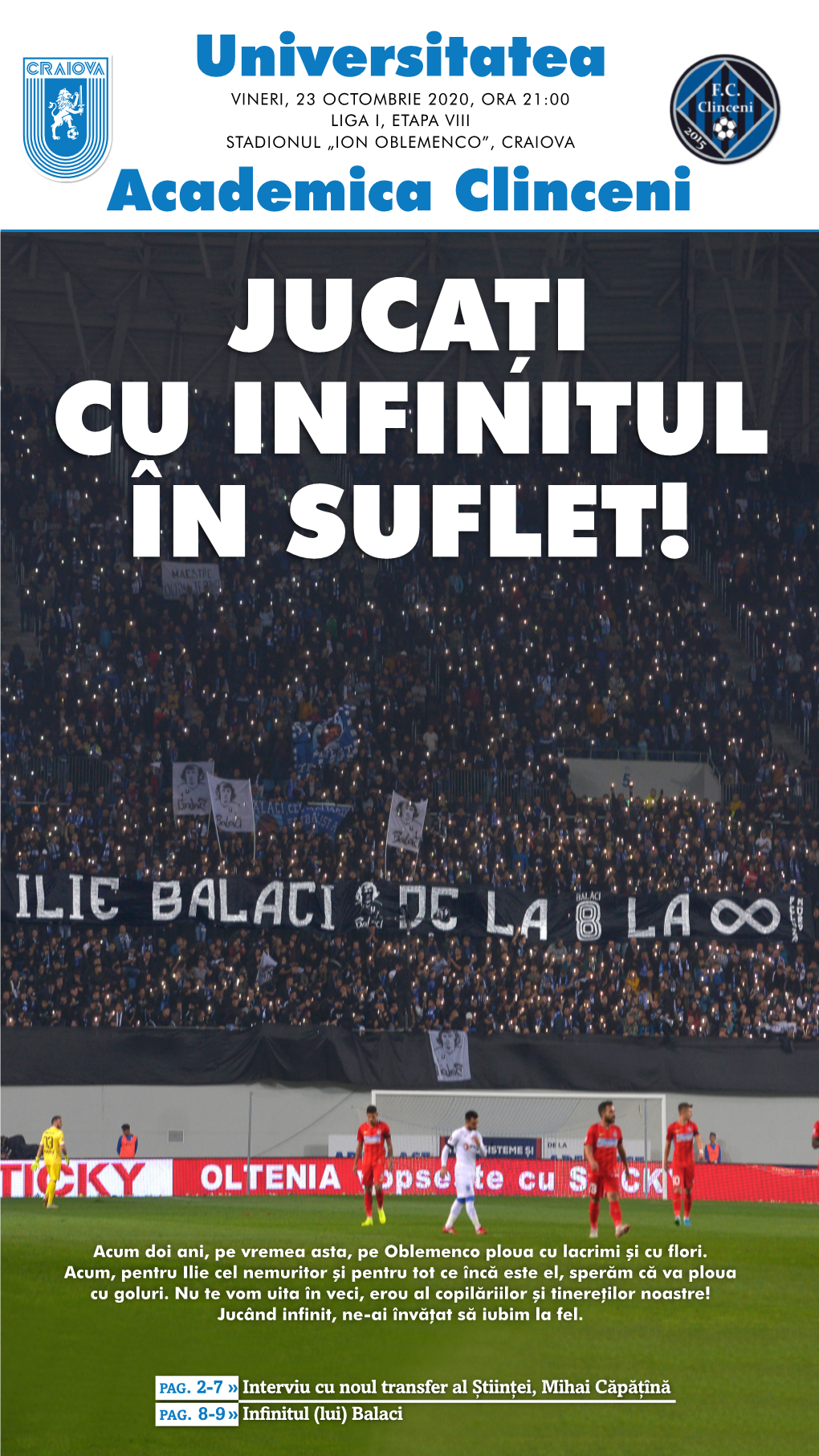 Pag. 2‑7 » Interviu Cu Noul Transfer Al Ştiinţei, Mihai Căpăţînă Pag. 8‑9