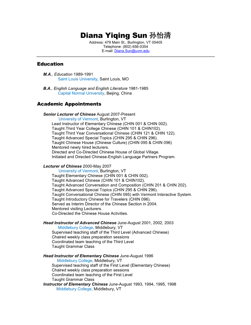 Diana Yiqing Sun's CV (PDF)