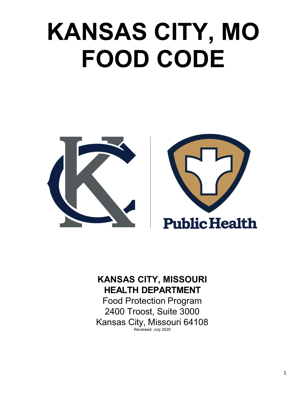 KC Food Code