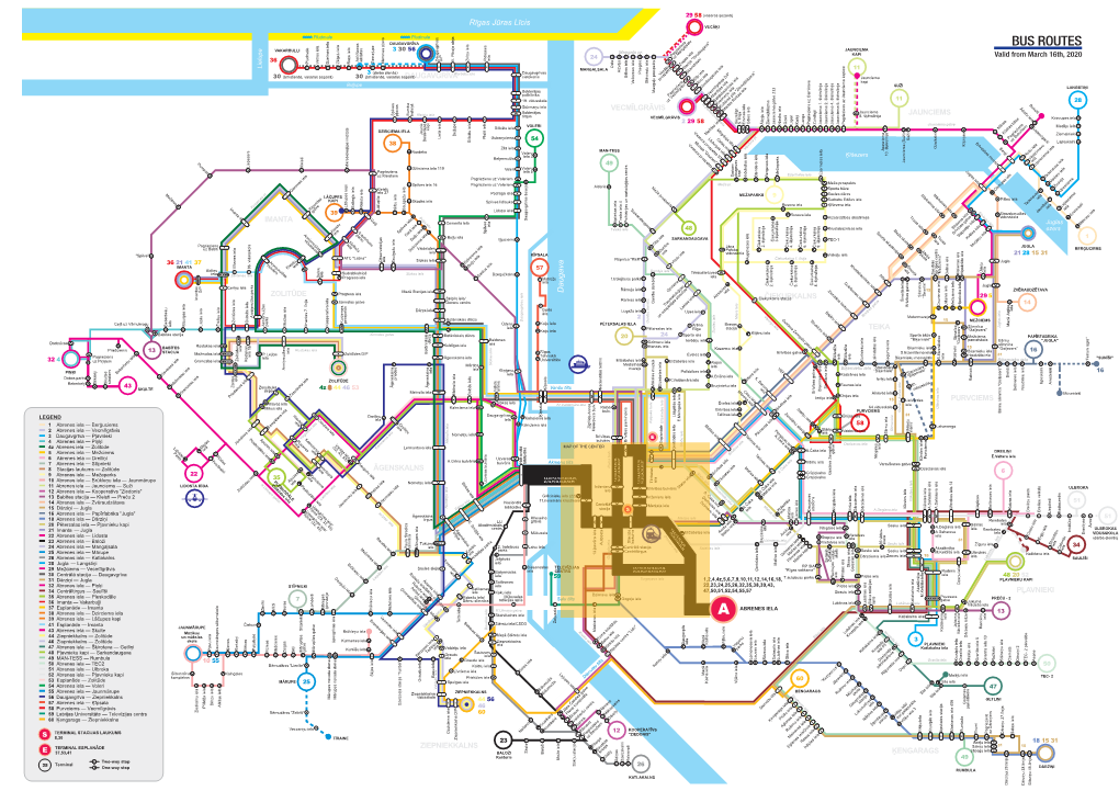 BUS ROUTES VAKARBUĻĻI 3 30 56 JAUNCIEMA Mangaļu Pr