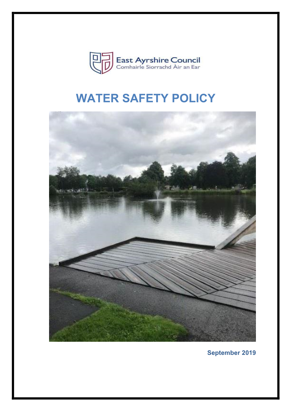 Water Safety Policy