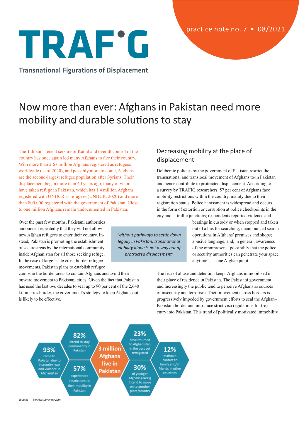 Afghans in Pakistan Need More Mobility and Durable Solutions to Stay