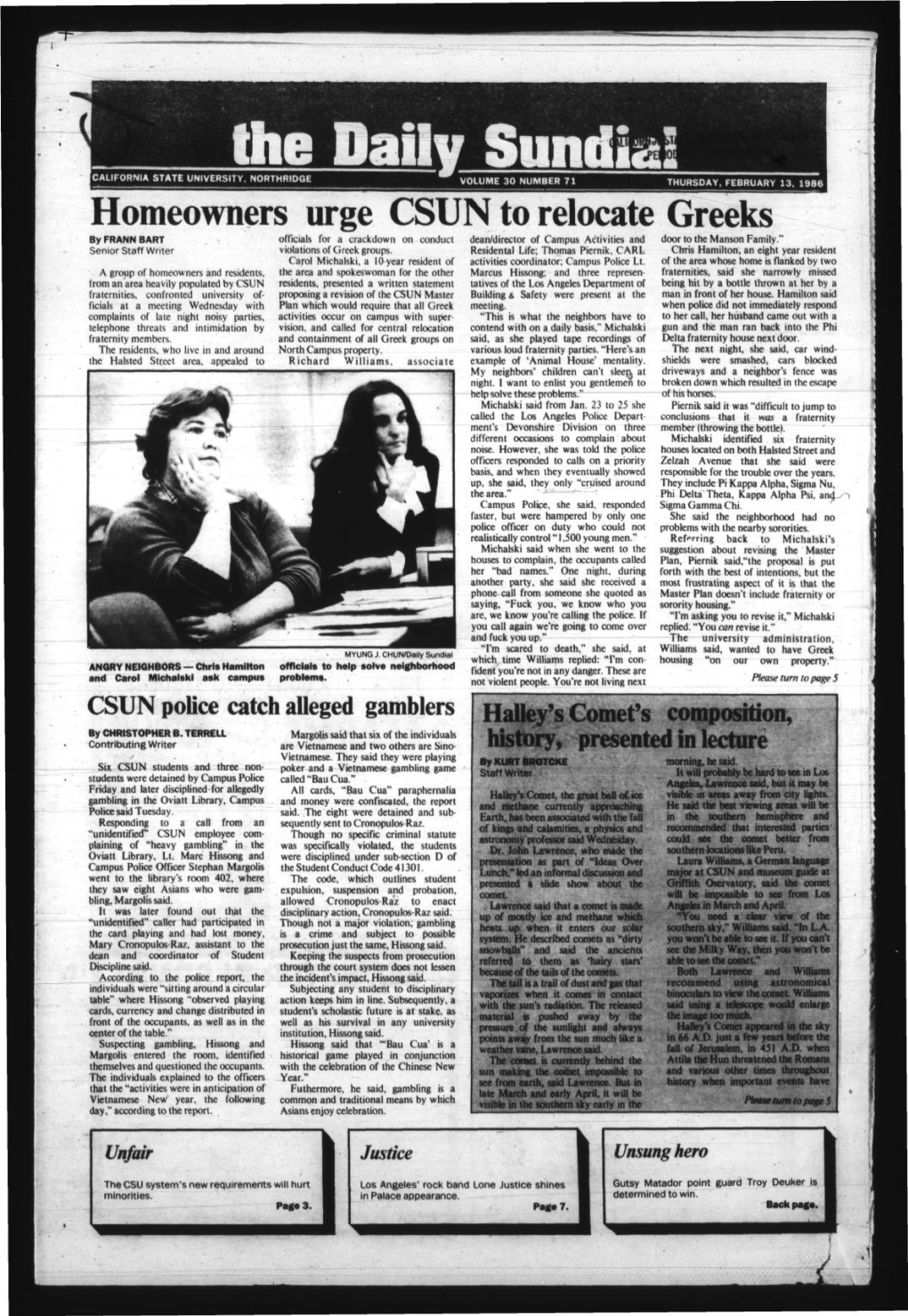 The Daily Sundk CALIFORNIA STATE UNIVERSITY