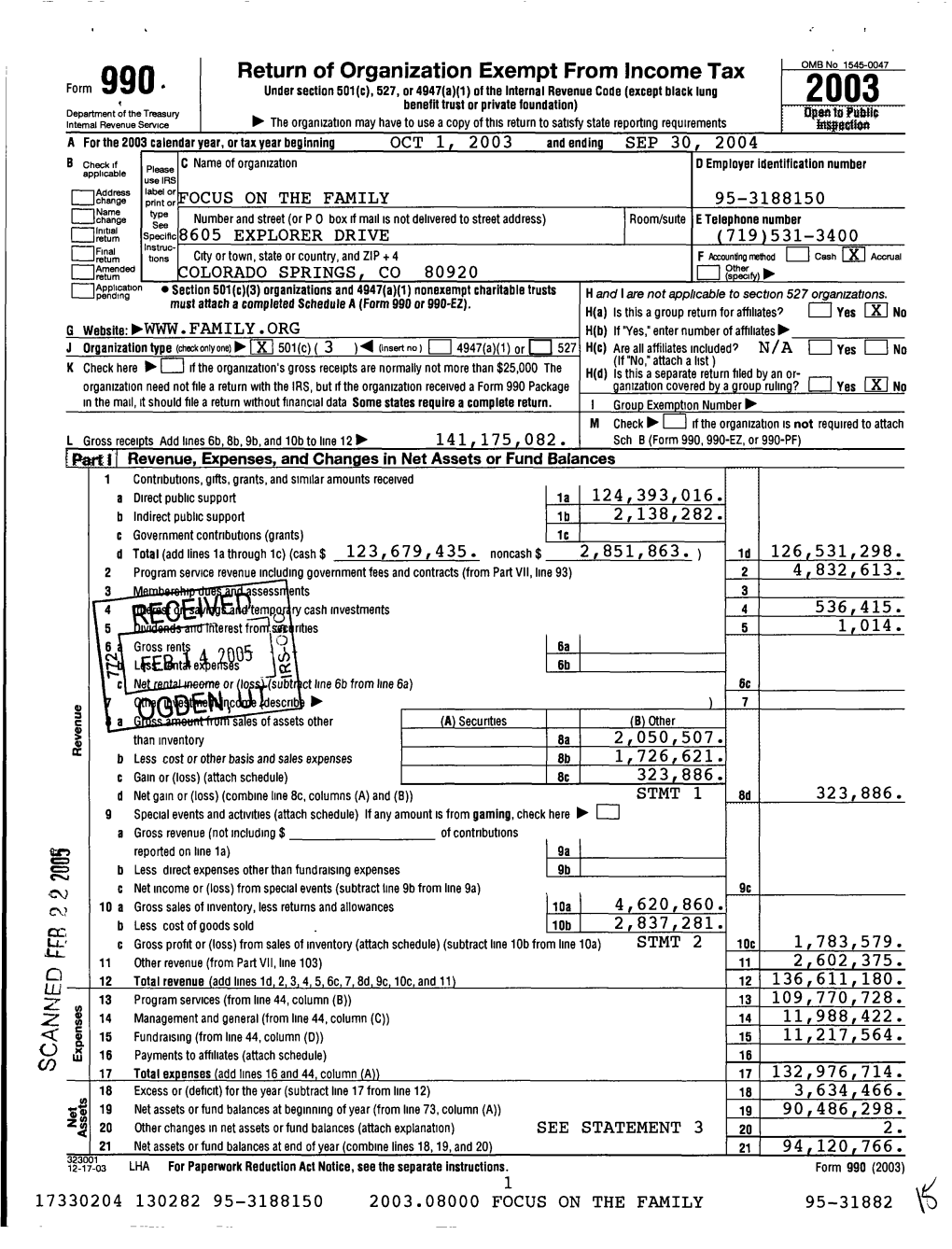 Return of Organization Exempt from Income