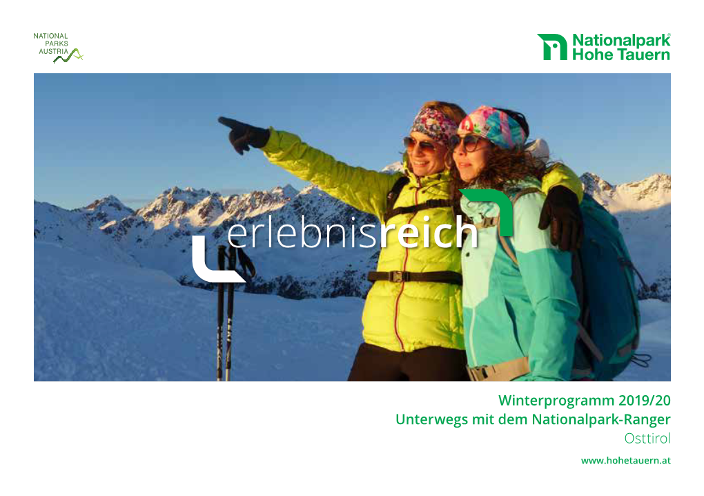 Programm Nationalpark Hohe Tauern Tirol