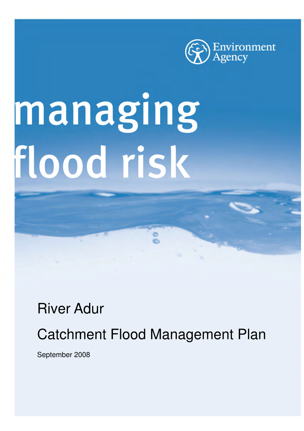 River Adur Catchment Flood Management Plan