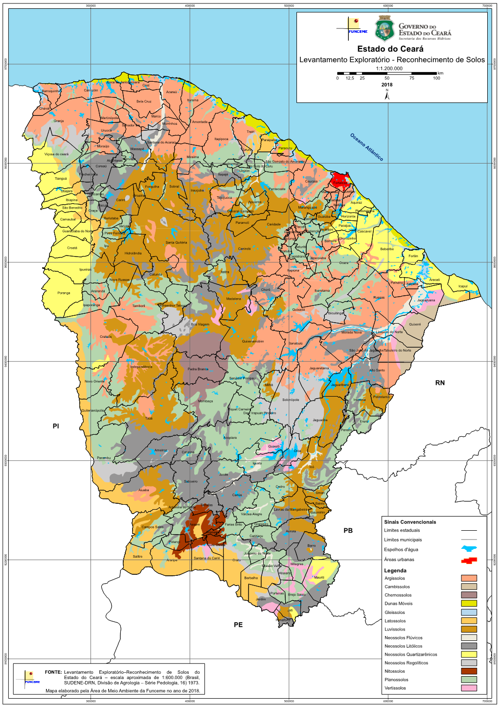 Bacias Hidrográficas Do Estado Do Ceará