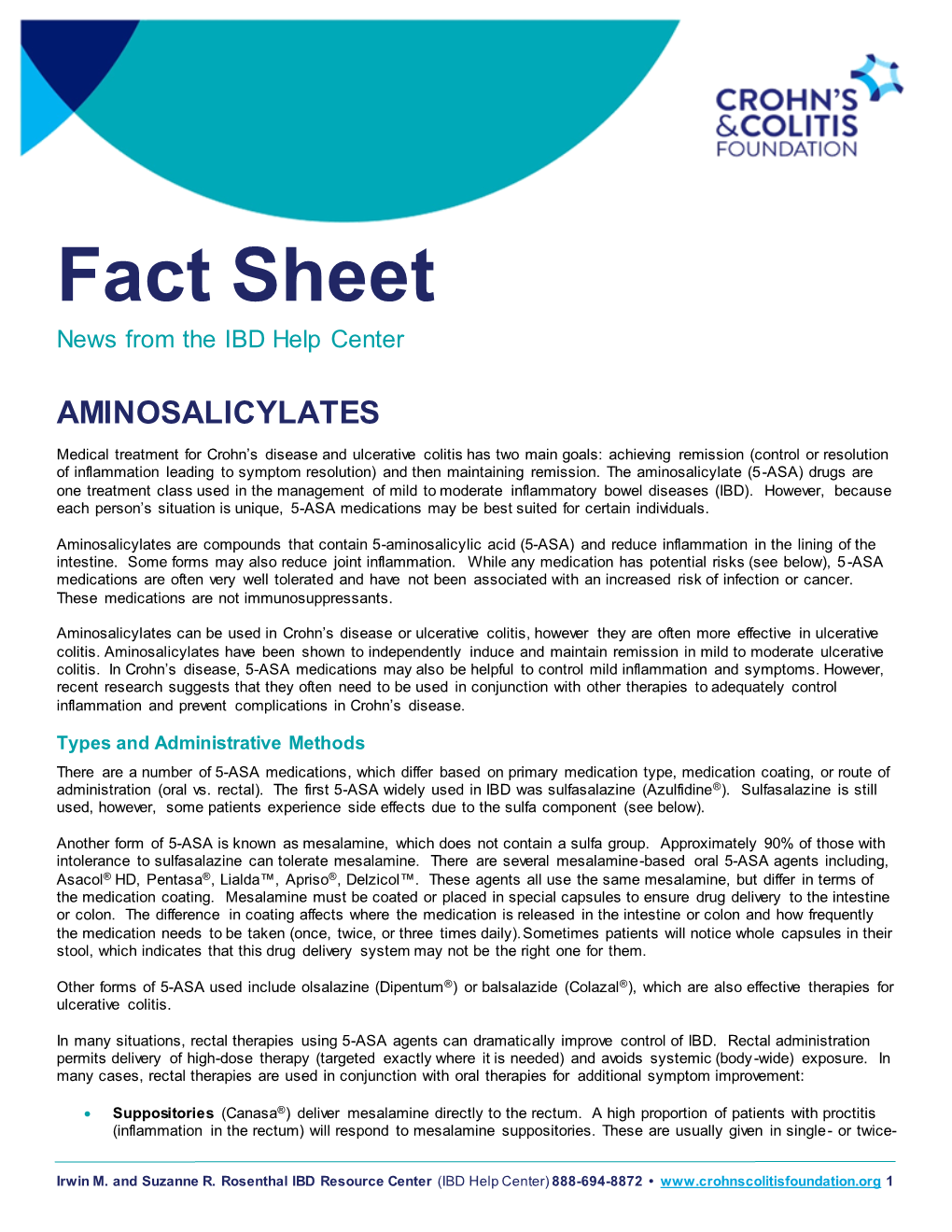 Aminosalicylates