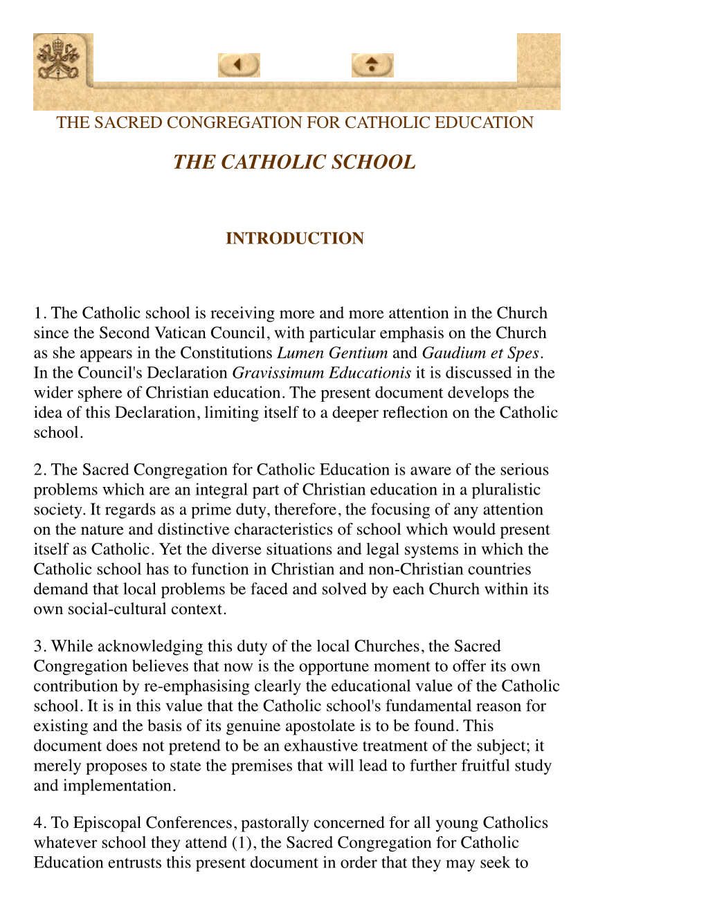 The Catholic School