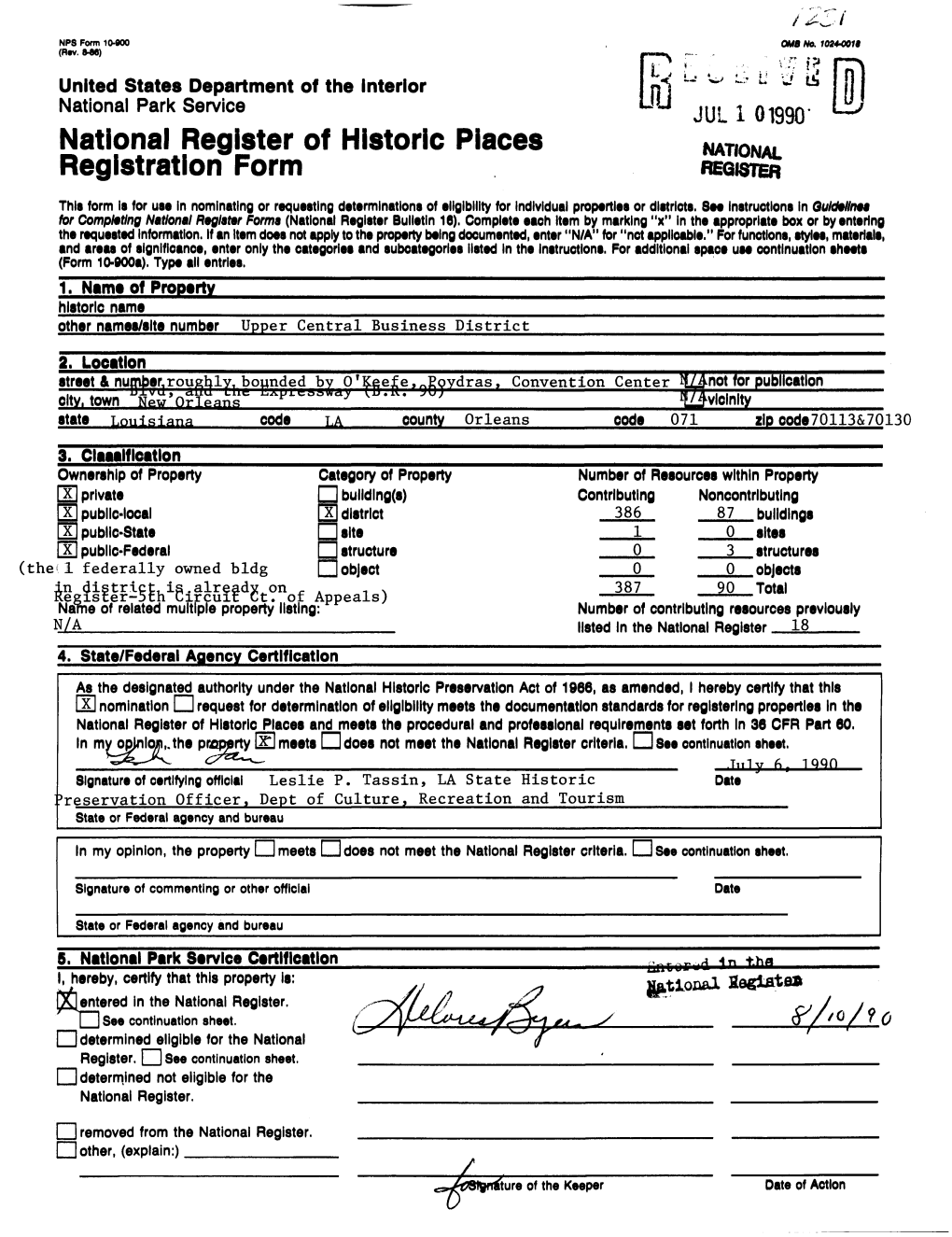 National Register of Historic Places Registration Form