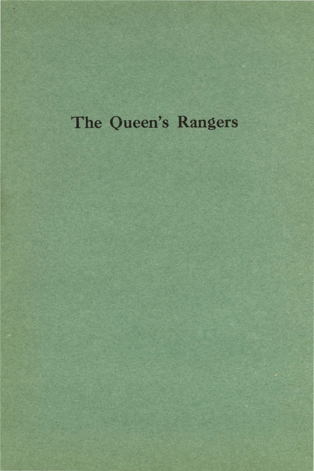 The Queen's Rangers the Queen's Rangers