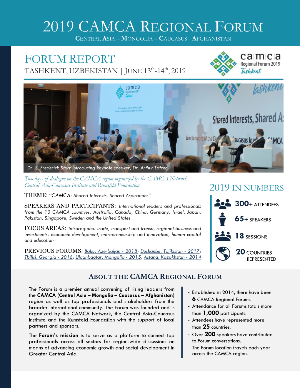 2019 CAMCA Forum Report | P