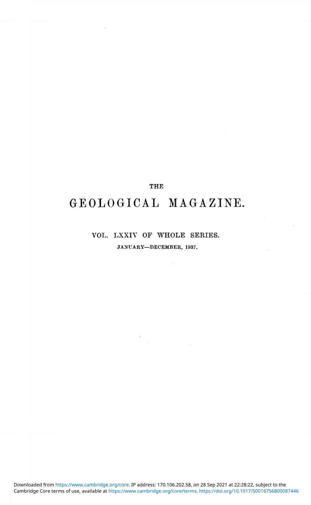 Geological Magazine