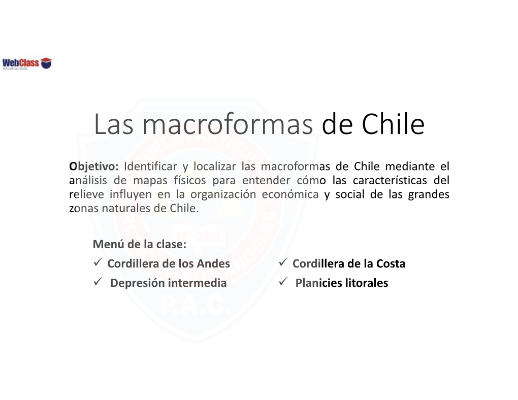 Las Macroformas De Chile