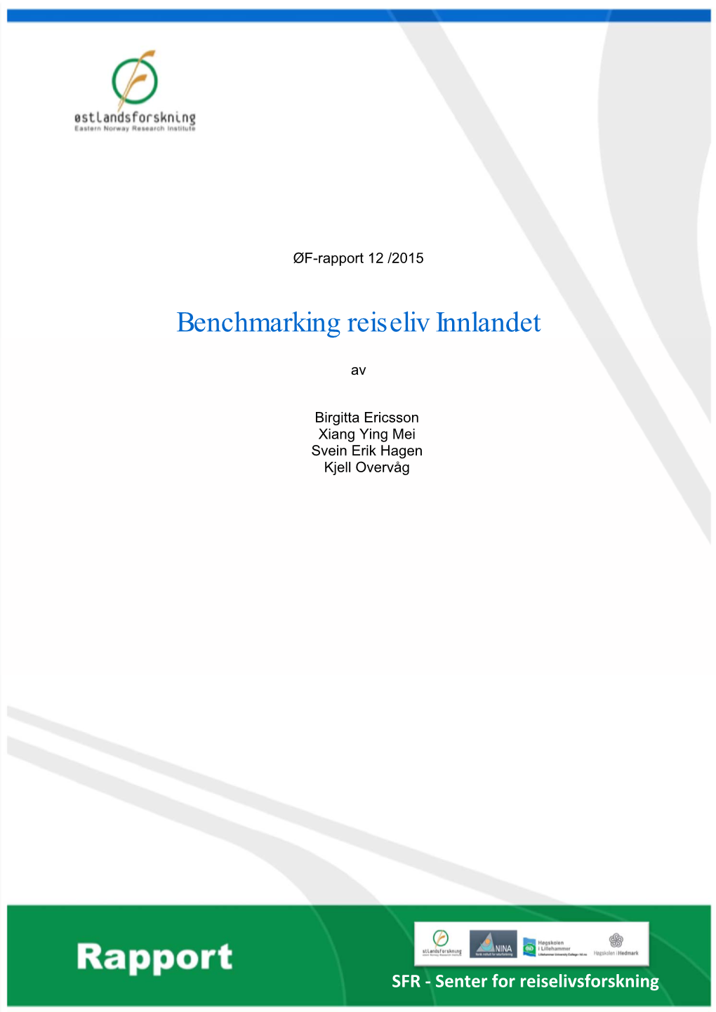 Benchmarking Reiseliv Innlandet