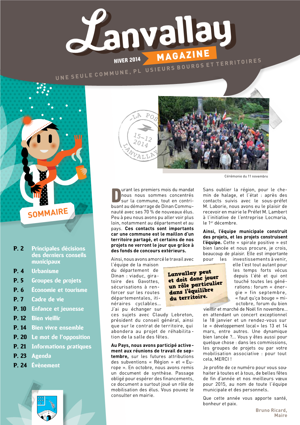 MAGAZINE L Usieurs Bourgs Et Territoires Une Selule Commune, Pl