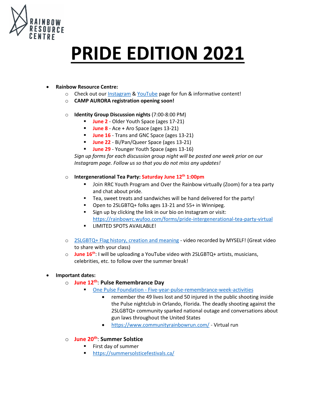 Pride Edition 2021