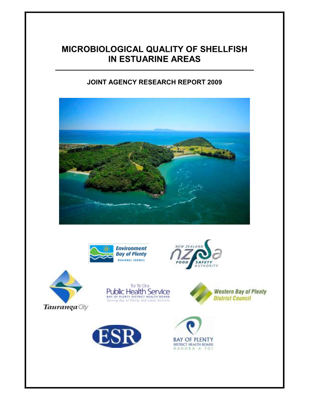 Microbiological Quality of Shellfish in Estuarine Areas