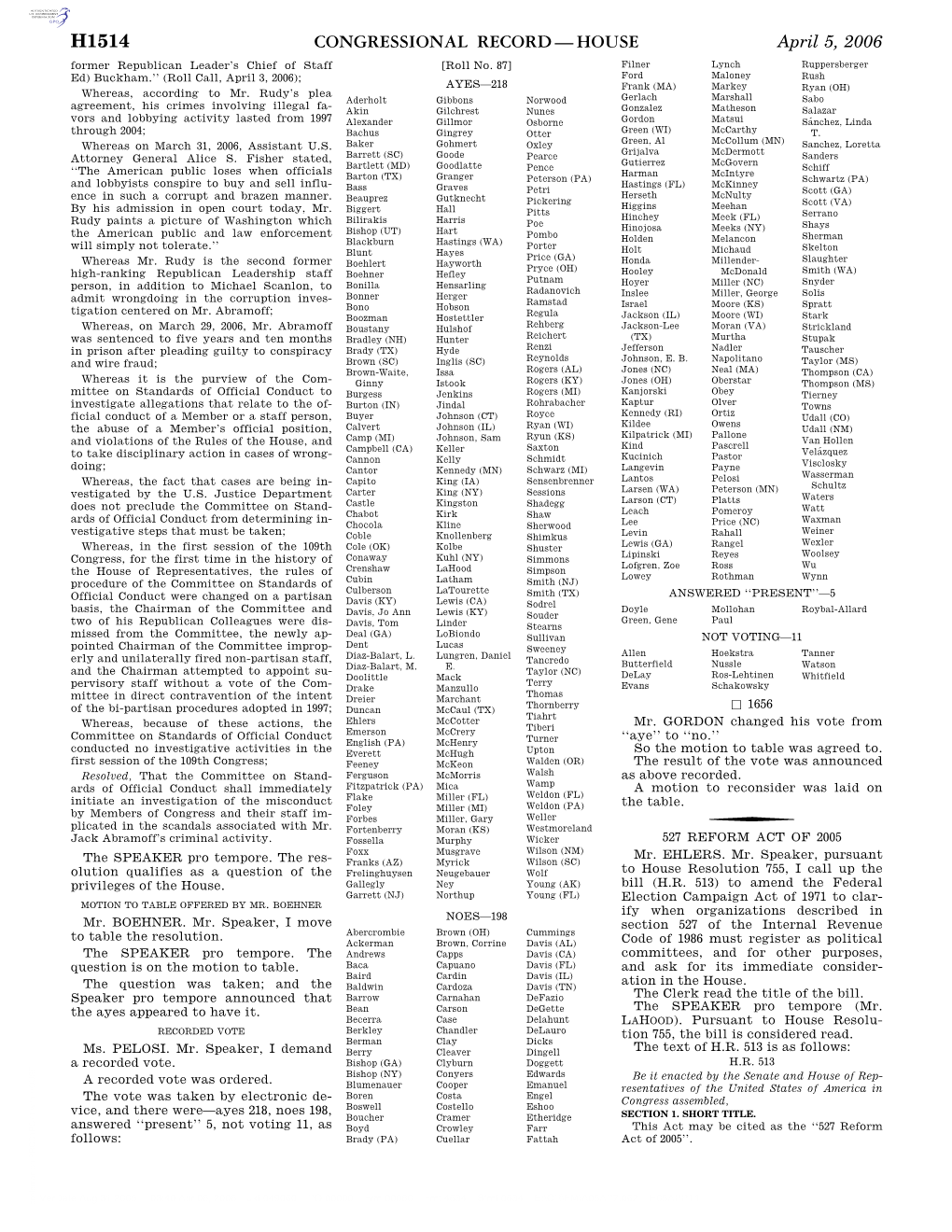 Congressional Record—House H1514