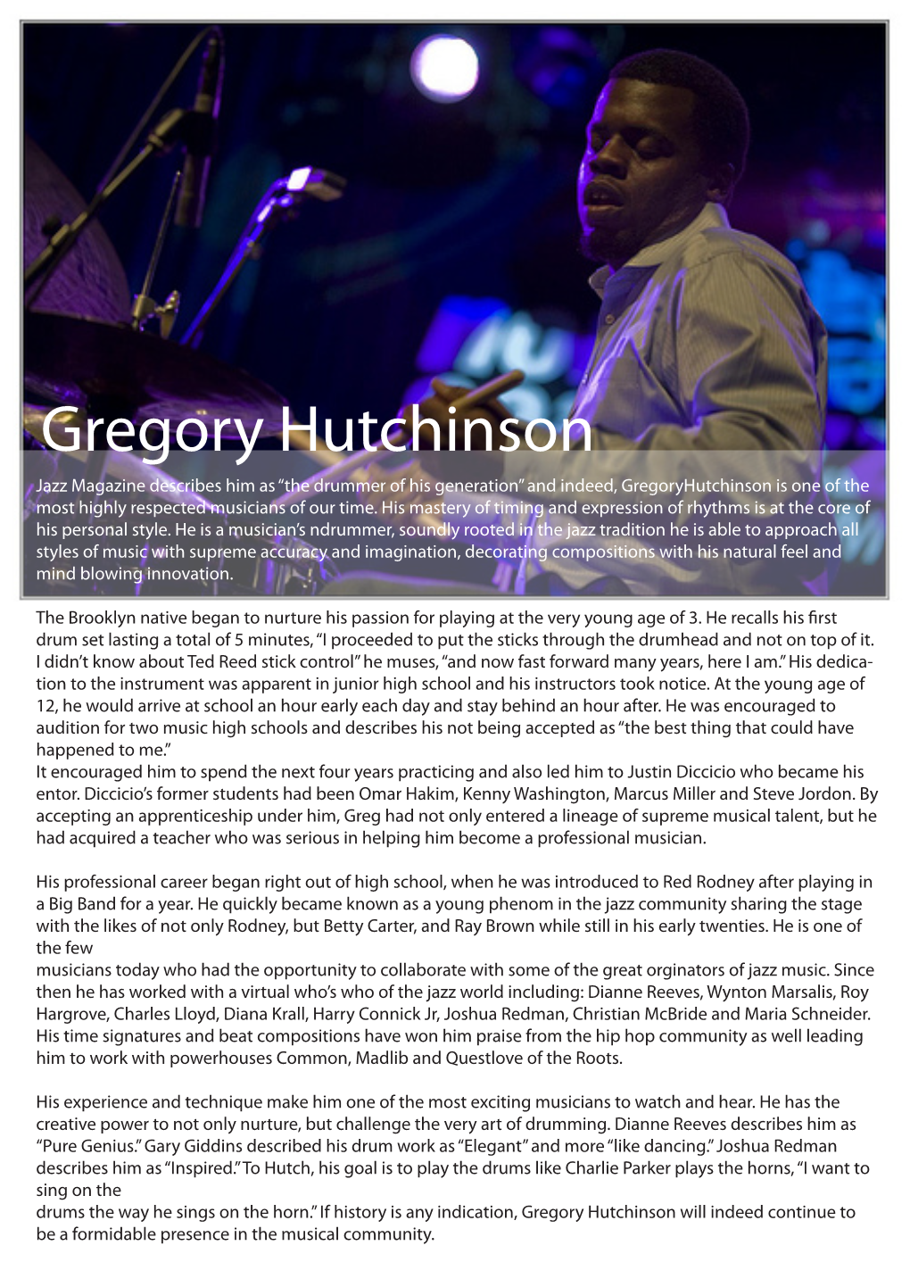 Gregory Hutchinson