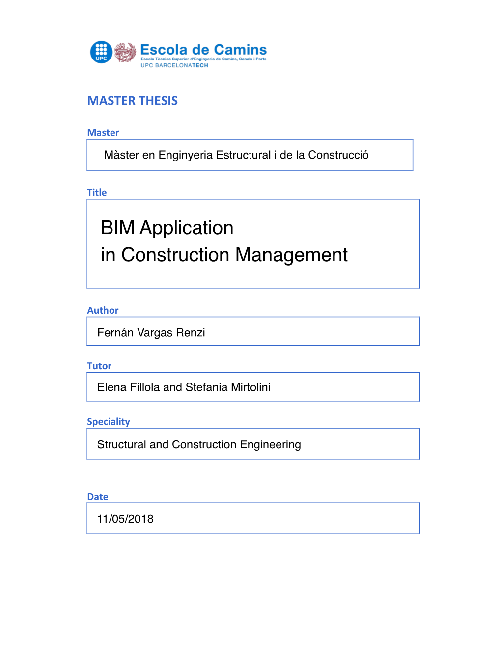 BIM Application in Construction Management