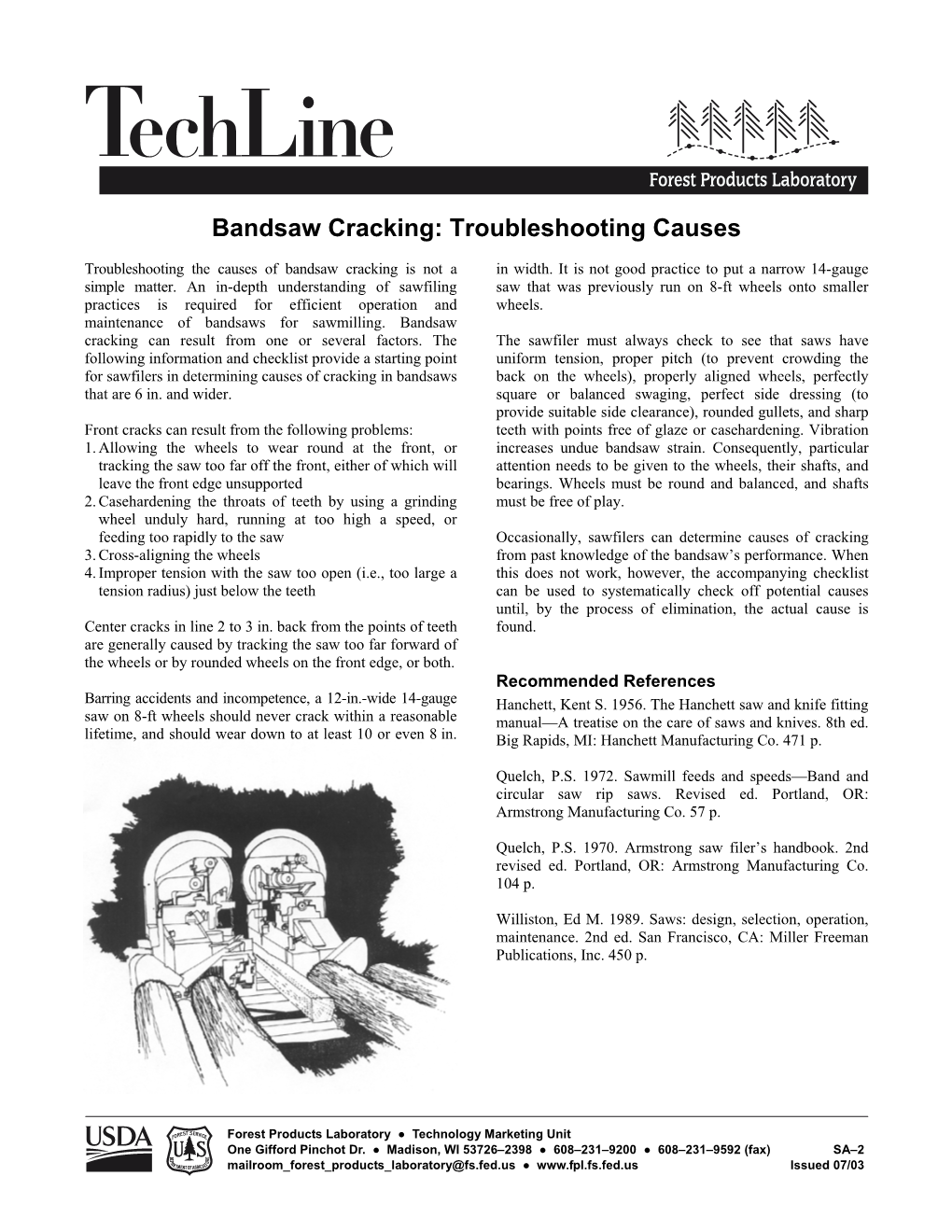 Bandsaw Cracking: Troubleshooting Causes