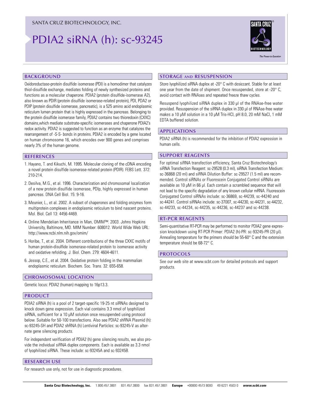 Datasheet Blank Template