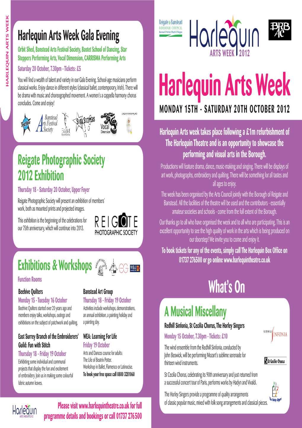 Arts Week Layout 1 08/08/2012 16:37 Page 1