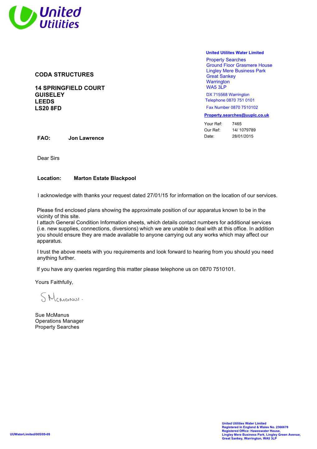 7465 United Utilities Property Search (28 January 2015).Pdf