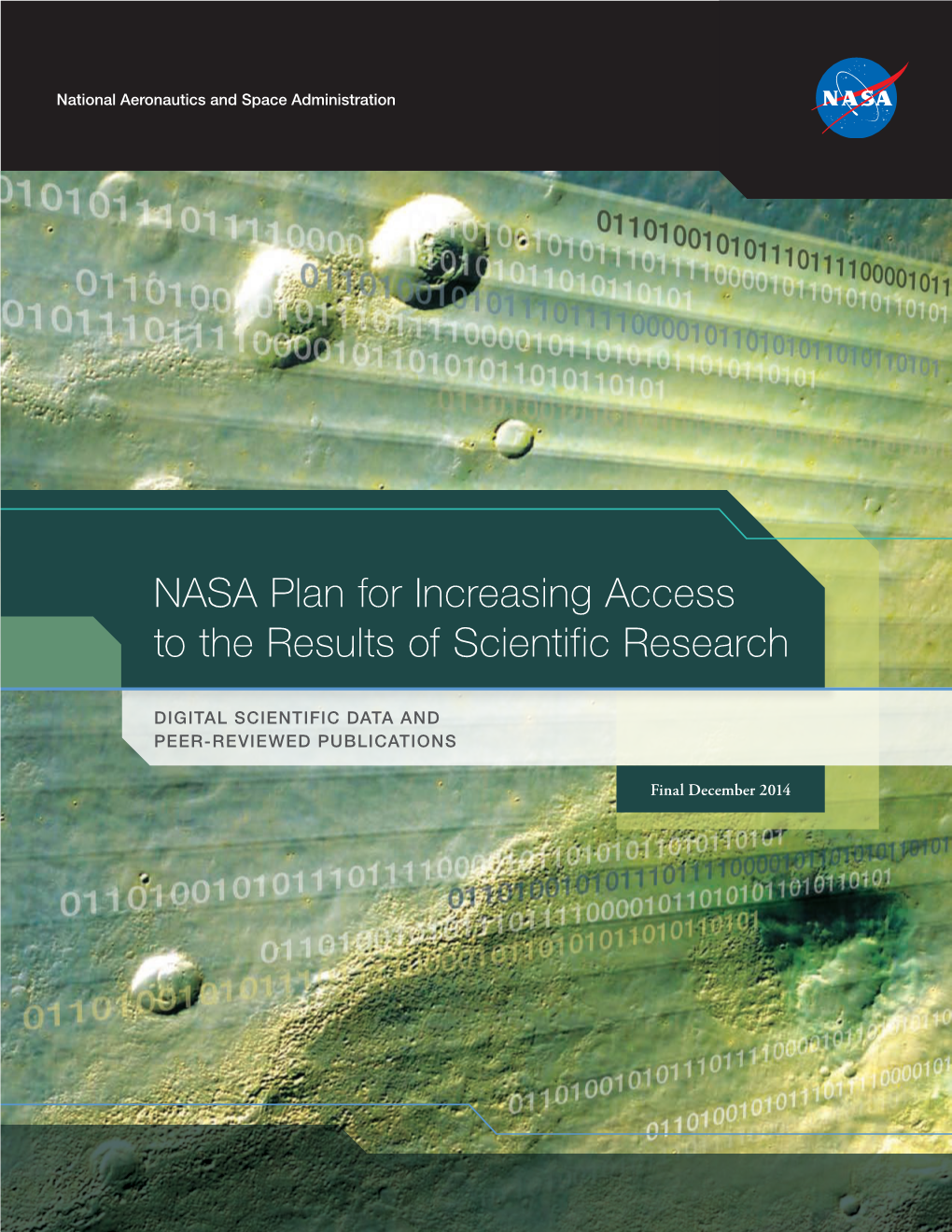 NASA Plan for Increasing Access to the Results of Scientific Research