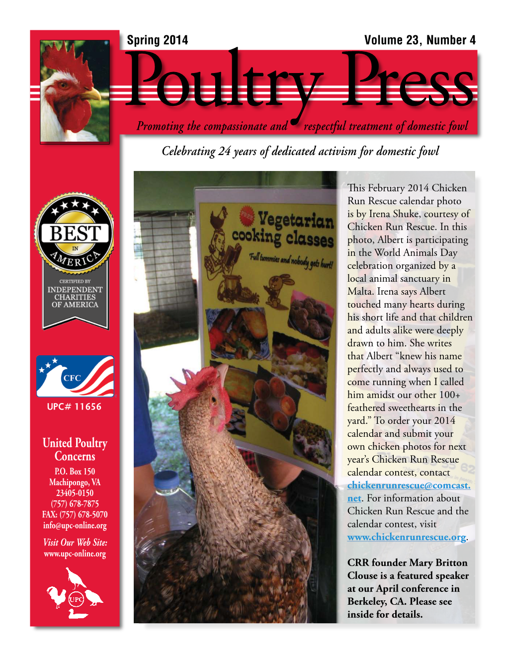 UPC Spring 2014 Poultry Press